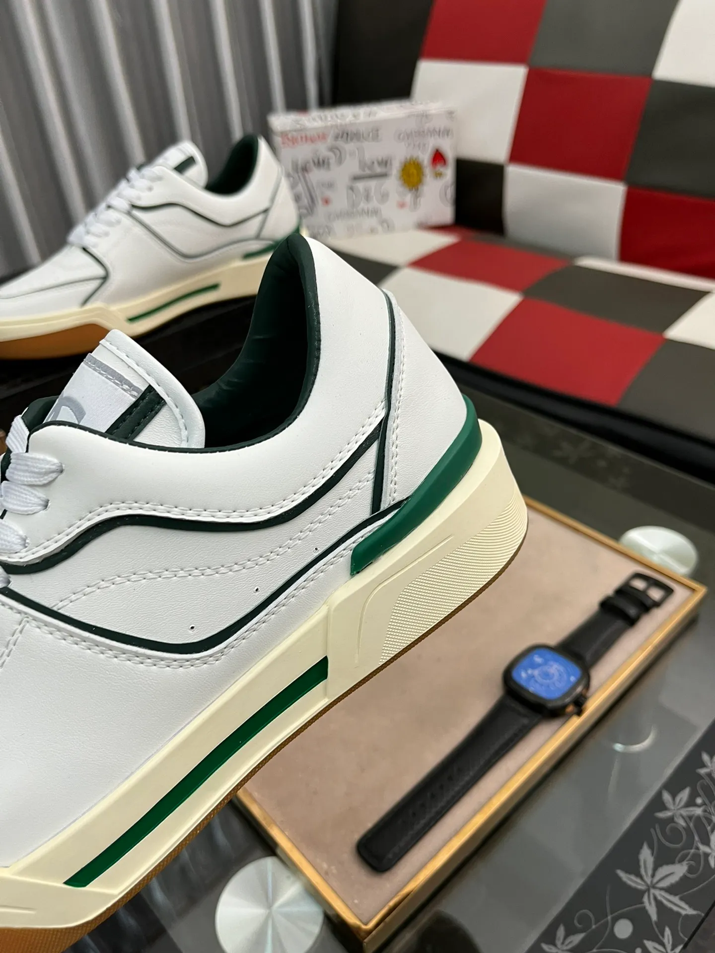 Ex-factory price 480⌚️⌚️[DG] The latest official website high-top casual, men's shoes with original quality imported first-layer cowhide stitching➕Yangli [Proud] In terms of materials and workmanship, it beats all versions on the market💕Highest quality shipments. Real photos, imported fabrics highlight the unique charm of the brand😘The shoelaces are also original custom-made👻Classic lace-up shoes are very comfortable on the feet, and the sizes are 38-462⃣️Color options
